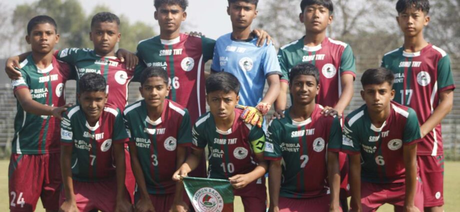 সাব-জুনিয়র লিগে ঐতিহাসিক জয় মোহনবাগানের: মহমেডানকে ২৩-০ গোলে বিধ্বস্ত করল সবুজ-বেগুন ব্রিগেড