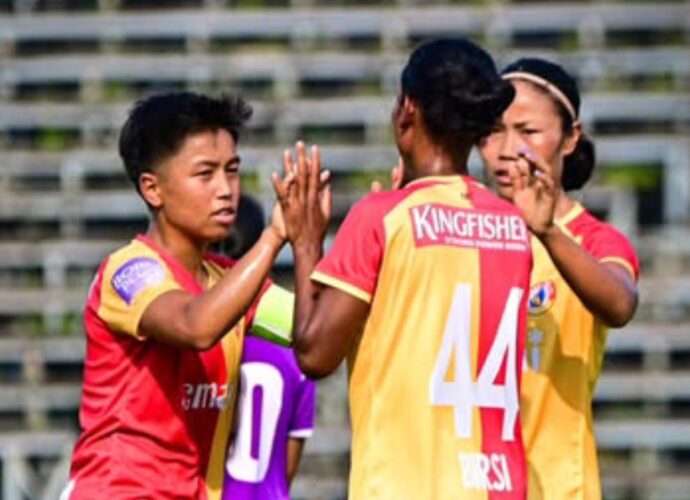 কন্যাশ্রী কাপে ইস্টবেঙ্গলের গোল উৎসব: ২১-০ ব্যবধানে বিধ্বস্ত দীপ্তি সংঘ