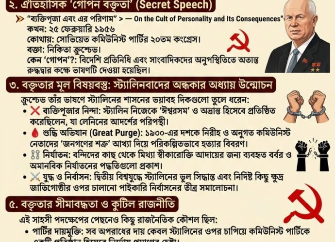 পৃথিবী পাল্টে দেওয়া একটি ‘গোপন বক্তৃতা’ পৃথিবী পাল্টে দেওয়া একটি ‘গোপন বক্তৃতা’