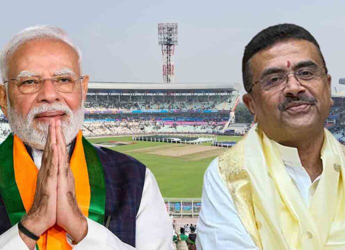 ইডেনে মহালয়ার মহোৎসবে থাকবে ৫০০০ ঢাকির গর্জন, থাকবেন মোদী ও শুভেন্দু অধিকারী