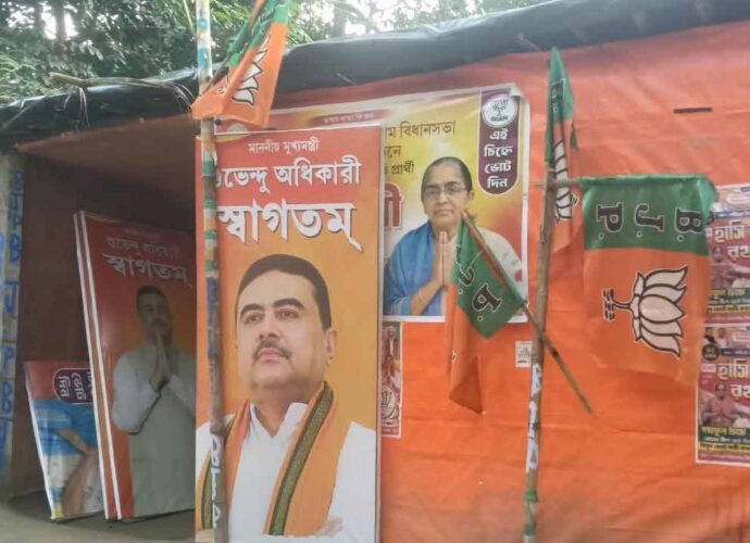 নন্দীগ্রামে বার্তা দিল সংখ্যালঘু সম্প্রদায়: শুভেন্দুর আহ্বানে সাড়া দিয়ে প্রথম বিজেপি কার্যালয় স্থাপন