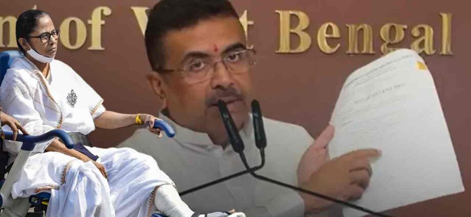 ২০২১ সালের নন্দীগ্রাম কাণ্ড: সাবেক মুখ্যমন্ত্রী মমতার পা ভাঙার দাবি ‘মিথ্যা’, নথিসহ বিস্ফোরক অভিযোগ বর্তমান মুখ্যমন্ত্রী শুভেন্দুর; তদন্তের হুঁশিয়ারি
