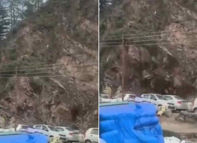 হিমাচল প্রদেশের শিমলায় ভয়াবহ ভূমিধস: পাহাড়ের অংশ ভেঙে পড়ে বিপর্যস্ত ব্যস্ত বাইপাস, প্রকাশ্যে রোমহর্ষক দৃশ্য