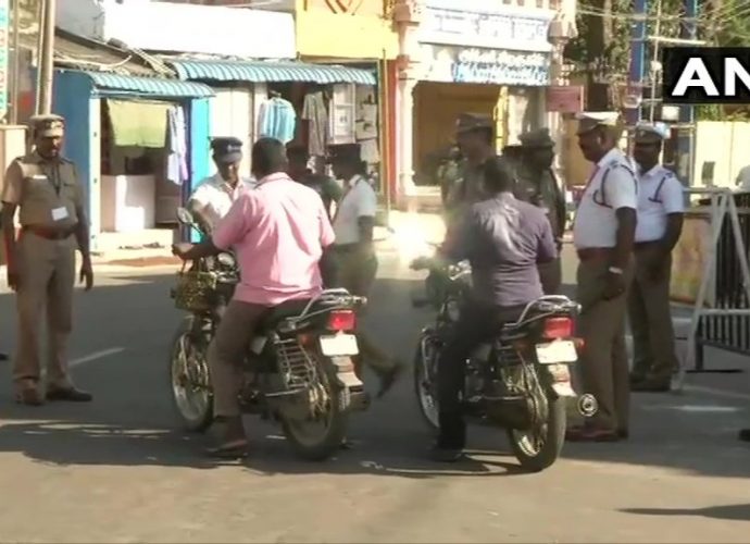 চীনের রাষ্ট্রপতির ভ্রমণ উপলক্ষে তামিলনাড়ুর মামল‌্লপুরে কঠোর নিরাপত্তা ব্যবস্থা রয়েছে‌