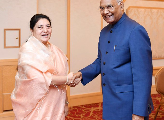 জাপানে নেপালের রাষ্ট্রপতির সঙ্গে সাক্ষাৎ করলেন রাষ্ট্রপতি রামনাথ কোবিন্দ