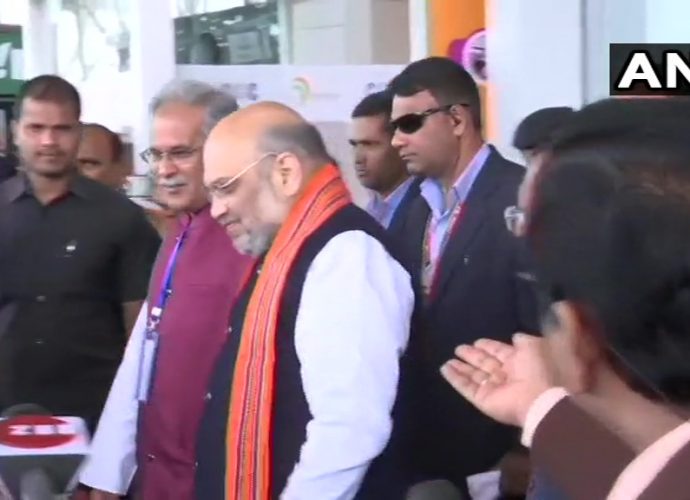 মধ্যাঞ্চলের বৈঠকে পৌরোহিত্য করতে রায়পুরে পৌঁছলেন কেন্দ্রীয় স্বরাষ্ট্রমন্ত্রী অমিত শাহ