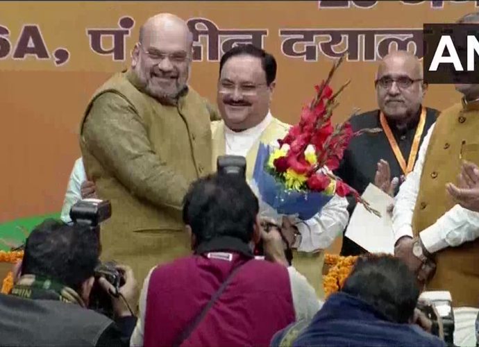 বিজেপির সভাপতি নির্বাচিত হলেন জগৎপ্রকাশ নাড্ডা