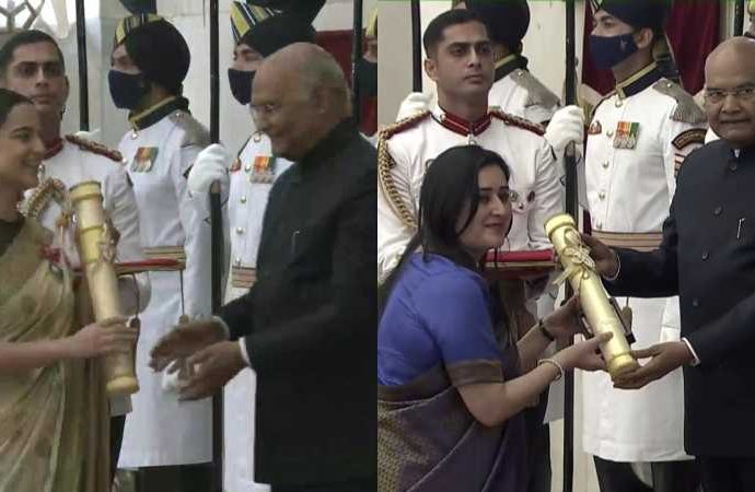 রাষ্ট্রপতি রামনাথ কোবিন্দ দেশজুড়ে বিভিন্ন প্রান্তরের জনপ্রিয় তারকা ও ব্যক্তিত্বদের হাতে তুলে দিলেন পদ্ম সম্মান