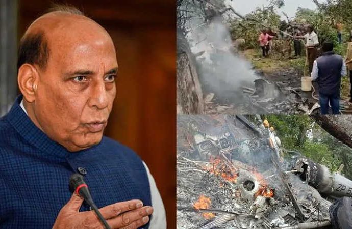 সত্য সামনে আনবই, রাওয়াতের কপ্টার দুর্ঘটনা নিয়ে সংসদে বিবৃতি রাজনাথের