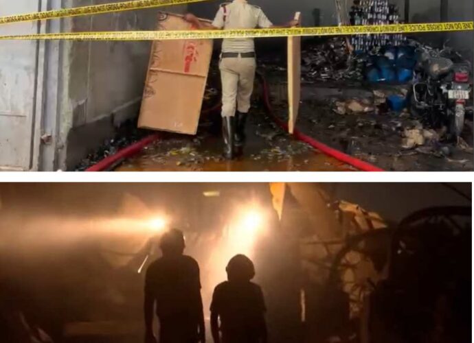 আনন্দপুরে বিধ্বংসী অগ্নিকাণ্ড: ১৯ ঘণ্টা পরেও নিয়ন্ত্রণে নেই আগুন, মিলল ৭টি দেহাংশ