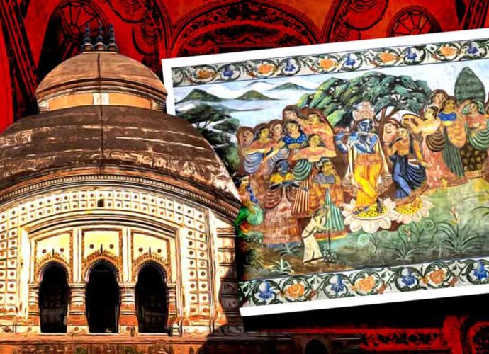 বাংলার গুপ্তিপাড়ায় ‘বৃন্দাবন’: টেরাকোটা ও ইউরোপীয় ফ্রেস্কোর দুর্লভ মেলবন্ধনে সমৃদ্ধ এক জমিদারি এস্টেট