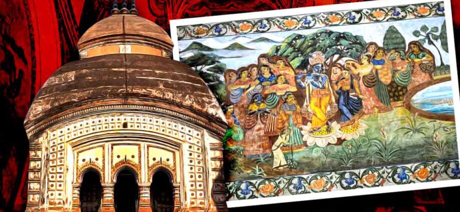 বাংলার গুপ্তিপাড়ায় ‘বৃন্দাবন’: টেরাকোটা ও ইউরোপীয় ফ্রেস্কোর দুর্লভ মেলবন্ধনে সমৃদ্ধ এক জমিদারি এস্টেট