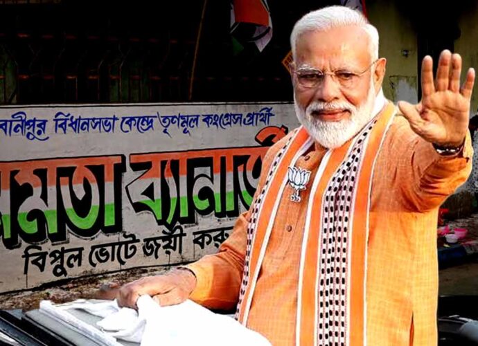 ভবানীপুরেই মোদীর শেষ রোড শো: মেগা ডার্বিতে মমতা-শুভেন্দু লড়াইয়ে নয়া মাত্রা