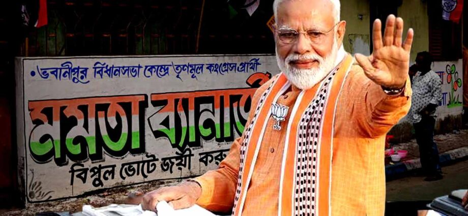 ভবানীপুরেই মোদীর শেষ রোড শো: মেগা ডার্বিতে মমতা-শুভেন্দু লড়াইয়ে নয়া মাত্রা