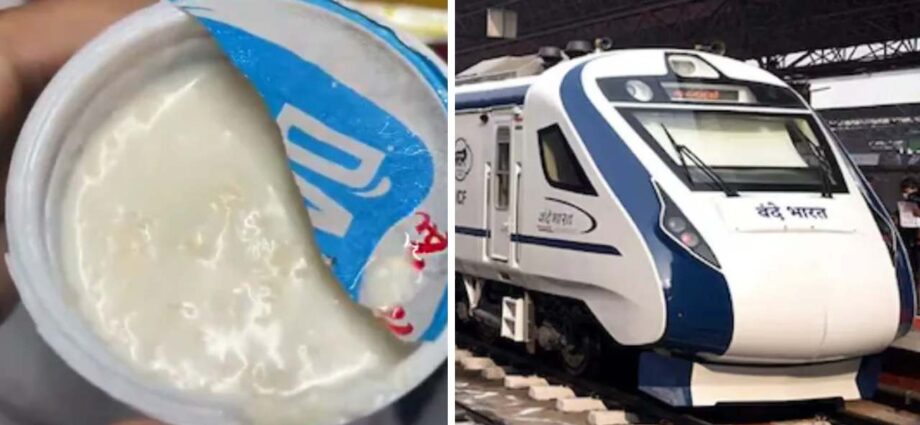 বন্দে ভারতে দইয়ের প্যাকেটে ‘কিলবিল করছে পোকা’: আইআরসিটিসি ও ঠিকাদার সংস্থাকে ৬০ লক্ষ টাকা জরিমানা রেলের