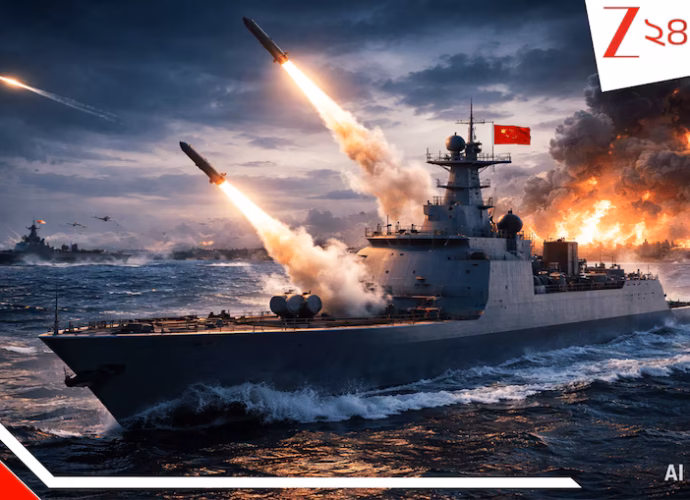 আমেরিকার সঙ্গে টক্কর: চিনা নৌবাহিনীর ‘গেমচেঞ্জার’ টাইপ ০৫৫ ডেস্ট্রয়ারের সফল পরীক্ষা