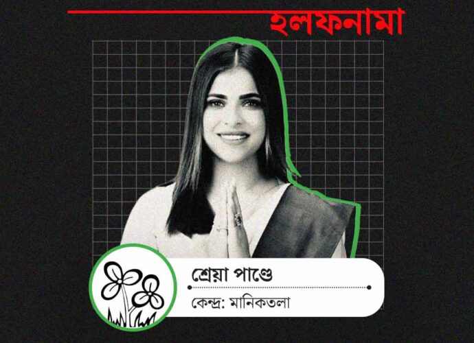 মানিকতলা উপনির্বাচন: তৃণমূল প্রার্থী শ্রেয়া পাণ্ডের আয় বেড়েছে দ্বিগুণ, হলফনামায় সিবিআই মামলার উল্লেখ
