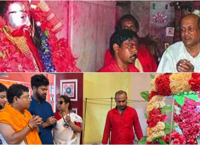 কমিউনিস্ট নেতার কালীভক্তি: নববর্ষে সায়নের পুজো ঘিরে বাম শিবিরের দু’দশক আগের ‘সুভাষ-স্মৃতি’ উসকে দিল মহেশতলা