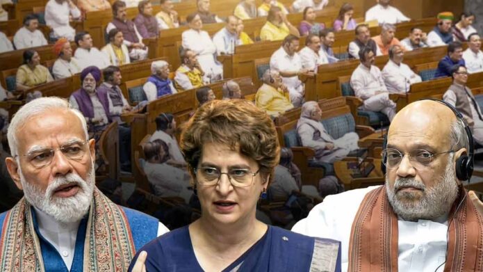 গণতন্ত্রের ‘ইতি’ হবে, সরব প্রিয়াঙ্কা: সংসদীয় বিতর্কে মহিলা সংরক্ষণ ও আসন পুনর্বিন্যাস নিয়ে সংঘাত তুঙ্গে
