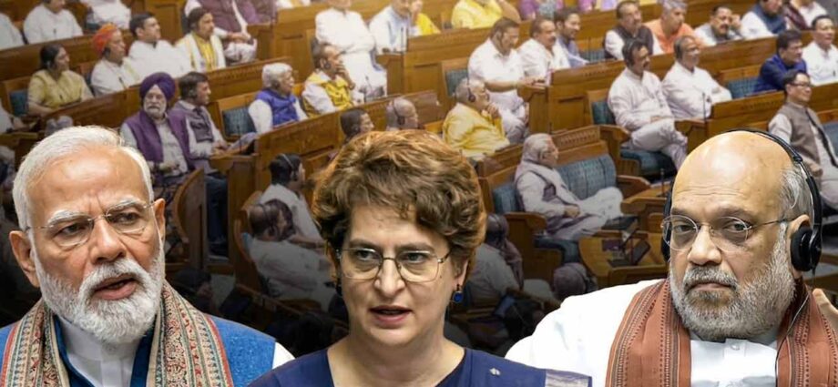 গণতন্ত্রের ‘ইতি’ হবে, সরব প্রিয়াঙ্কা: সংসদীয় বিতর্কে মহিলা সংরক্ষণ ও আসন পুনর্বিন্যাস নিয়ে সংঘাত তুঙ্গে