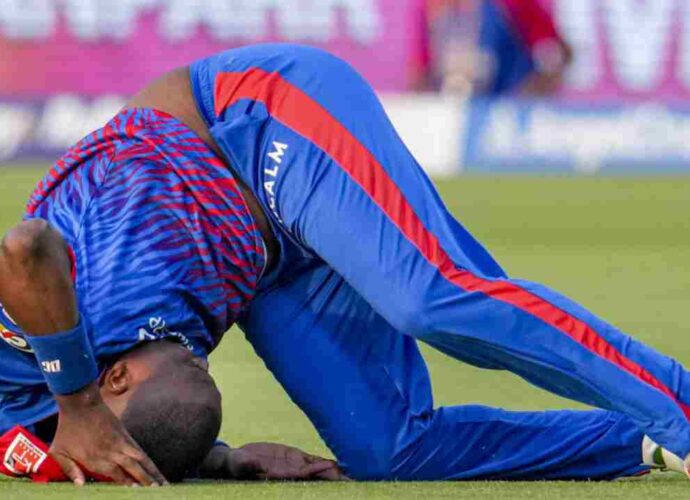 মাঠে ক্যাচ ধরতে গিয়ে মাথায় গুরুতর চোট, হাসপাতালে ভর্তি দিল্লি ক্যাপিটালসের পেসার এনগিডি