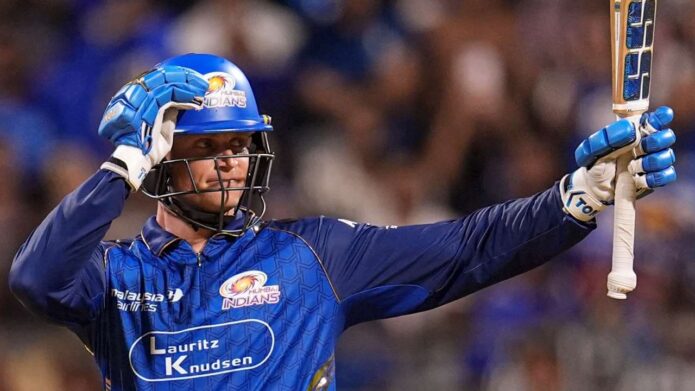 রিকলটনের বিধ্বংসী শতরান, হায়দরাবাদের বিরুদ্ধে ২৪৩ রানের পাহাড় গড়ল মুম্বই ইন্ডিয়ান্স