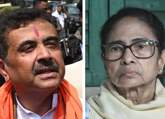 ভবানীপুরে হাইভোল্টেজ লড়াই: মমতার লিড কমিয়ে টক্কর দিচ্ছেন শুভেন্দু, ১২ রাউন্ড শেষে ব্যবধান সাত হাজার