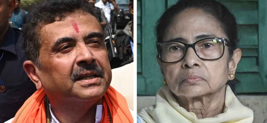 ভবানীপুরে হাইভোল্টেজ লড়াই: মমতার লিড কমিয়ে টক্কর দিচ্ছেন শুভেন্দু, ১২ রাউন্ড শেষে ব্যবধান সাত হাজার