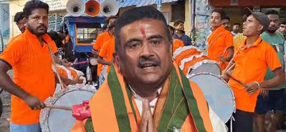 রাজ্যে প্রথম ‘মেদিনীপুরের ভূমিপুত্র’ মুখ্যমন্ত্রী: গেরুয়া আবিরে ভাসছে কাঁথি ও নন্দীগ্রাম