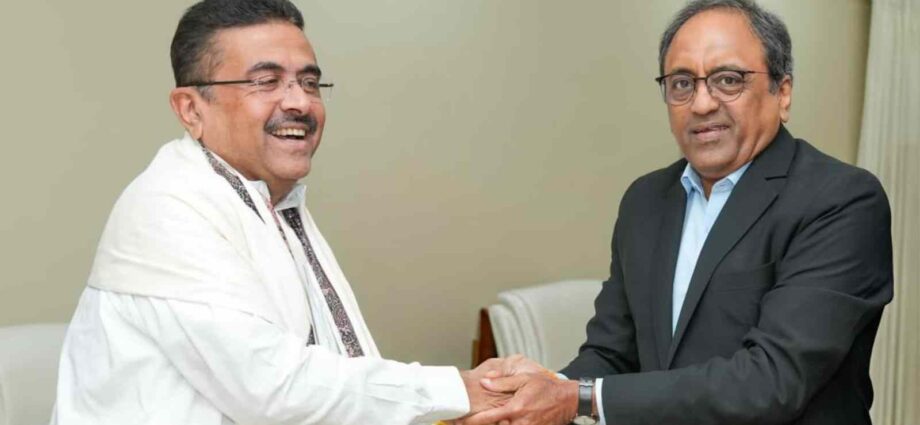 রাজ্যে শিল্পায়নে জোয়ার আনতে তৎপর শুভেন্দু সরকার, কলকাতায় এল অ্যান্ড টি প্রধানের সঙ্গে মেগা বৈঠক মুখ্যমন্ত্রীর