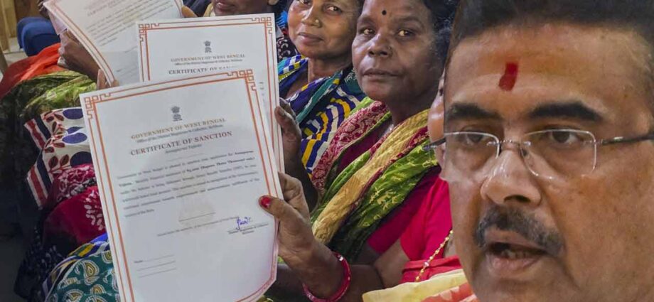 অন্নপূর্ণা যোজনায় ৩০০০ টাকা করে পেলেন ১ কোটিরও বেশি মহিলা, নেপথ্যে ‘নিবিড় ঝাড়াইবাছাই’: মুখ্যমন্ত্রী শুভেন্দু অধিকারী