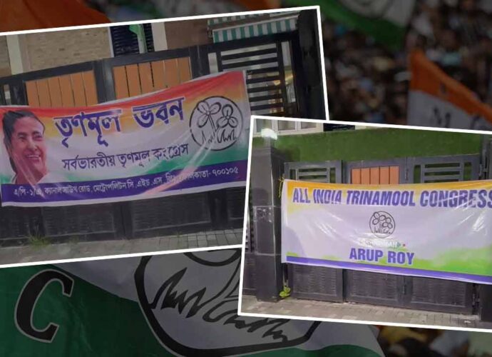 আসল ‘তৃণমূল’ কার? প্রতীক-তহবিল লড়াইয়ের মাঝেই কলকাতার প্রধান কার্যালয় দখল করল ঋতব্রত শিবির