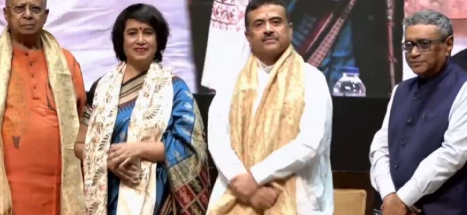 ‘ইতিহাস মনে রাখে কারা দরজা বন্ধ করেছিল, মনে রাখবে কারা দরজা খুলেছিল’! শুভেন্দুর থেকে সংবর্ধনা পেয়ে বললেন তসলিমা