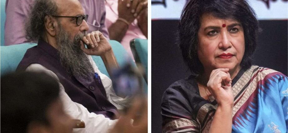 রবীন্দ্র সদনের ঘটনায় দুঃখপ্রকাশ তসলিমা নাসরিনের: ‘জয় গোস্বামীর পাশাপাশি অপমানিত আমি নিজে নির্দেশিতও’