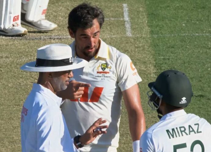 তানজিদের অভিষেক শতরানে চালকের আসনে বাংলাদেশ, ম্যাচের মাঝে স্টার্ক-মেহেদি উত্তপ্ত বাক্যবিনিময় তানজিদের অভিষেক শতরানে চালকের আসনে বাংলাদেশ, ম্যাচের মাঝে স্টার্ক-মেহেদি উত্তপ্ত বাক্যবিনিময়