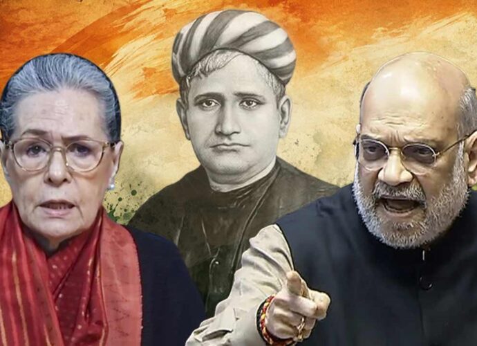 বন্দে মাতরম বিতর্ক: সোনিয়া গান্ধীর বিরুদ্ধে সরব অমিত শাহ ও শুভেন্দু অধিকারী, নিঃশর্ত ক্ষমার দাবি বঙ্কিমচন্দ্রের পরিবারের