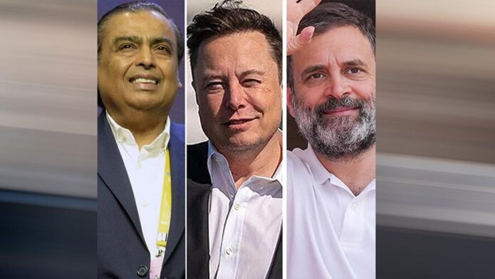 ‘অম্বানী কি ভারতের আসল মালিক?’ স্টারলিঙ্কের লাইসেন্স নিয়ে তোপ মাস্কের, কটাক্ষ রাহুলের