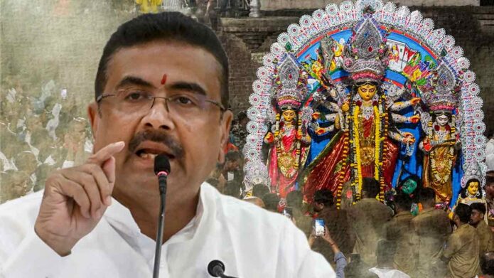 বিসর্জনে প্রতিমা স্পর্শের ক্ষেত্রে ‘সনাতনী’দের অগ্রাধিকার, মুখ্যমন্ত্রীর মন্তব্যে রাজনৈতিক বিতর্ক