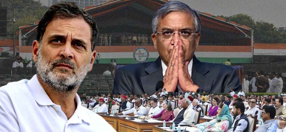 জ্ঞানেশের বিরুদ্ধে ‘প্রতীকী ইমপিচমেন্ট’ এবং রবিবারের রামলীলা ময়দান সমাবেশ: ‘ইন্ডিয়া’ জোটের মেগা প্রস্তুতি